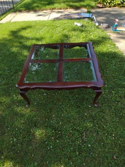 Glass Top Coffee Table