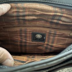 The Bridge leather bag with crossbody strap