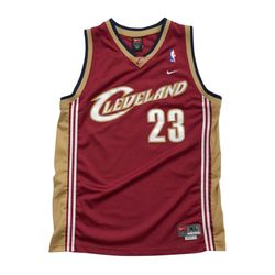 Vintage Nike Cleveland Cavaliers LeBron James Jersey XL Youth #23 Swingman LBJ