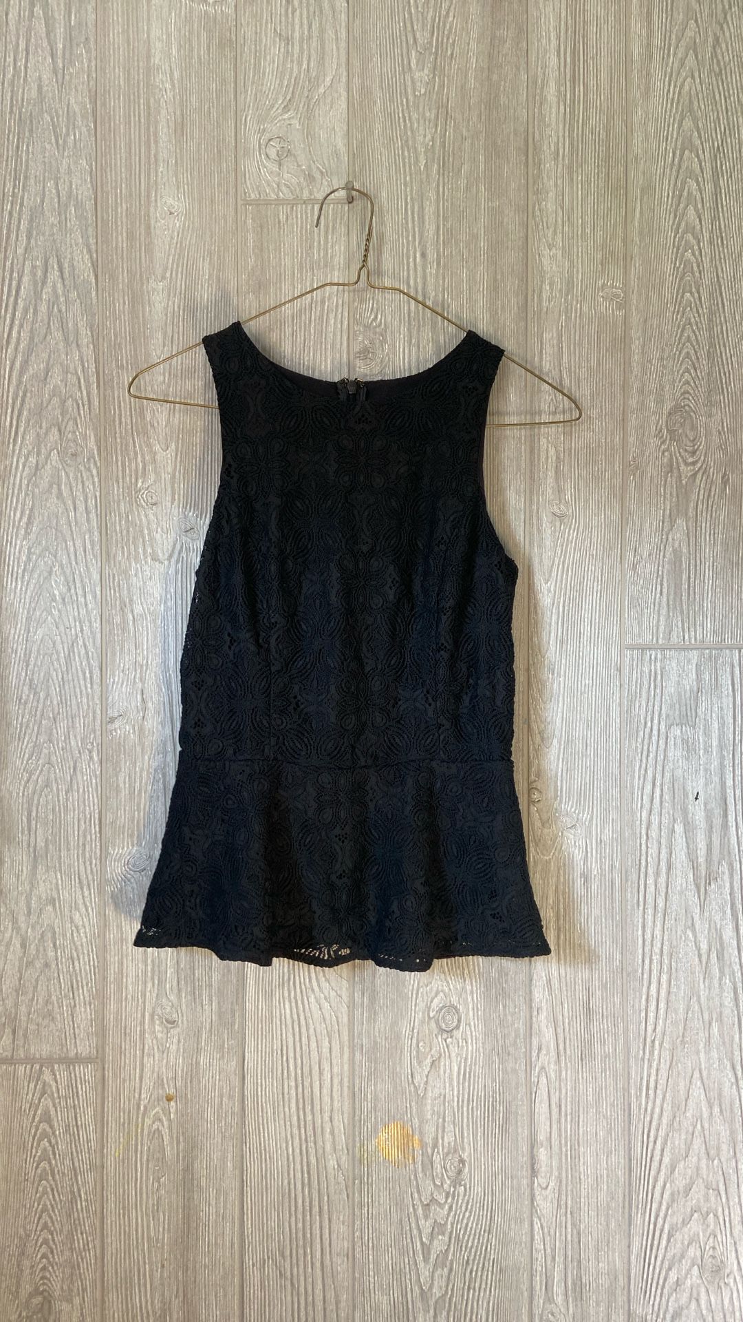 Womans Black Tank Blouse (S)