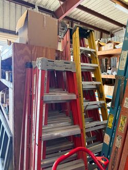 Bunch of ladders for sale