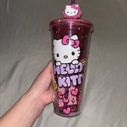 Hello Kitty pink tumbler