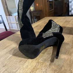 Black Suede Ankle Boots