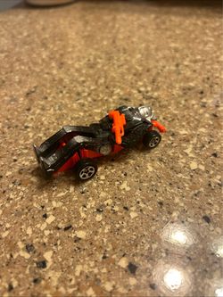 Hot Wheels Zombot Black/Orange — Collector #460 Mainline 1996 Robot Race Car