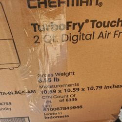 Chefman Mini Air Fryer NEW!