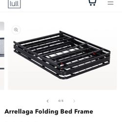 Metal Lull Queen Folding Bed frame 