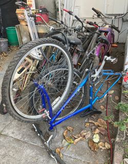 Bikes and parts lot