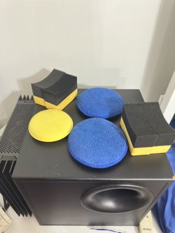 wax pads, sponges, applicators and tire shine applicator
