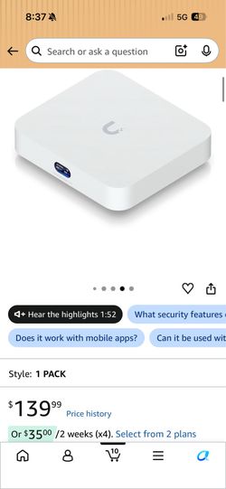 Ubiquiti UniFi Cloud Gateway Ultra (UCG-Ultra) – Brand New