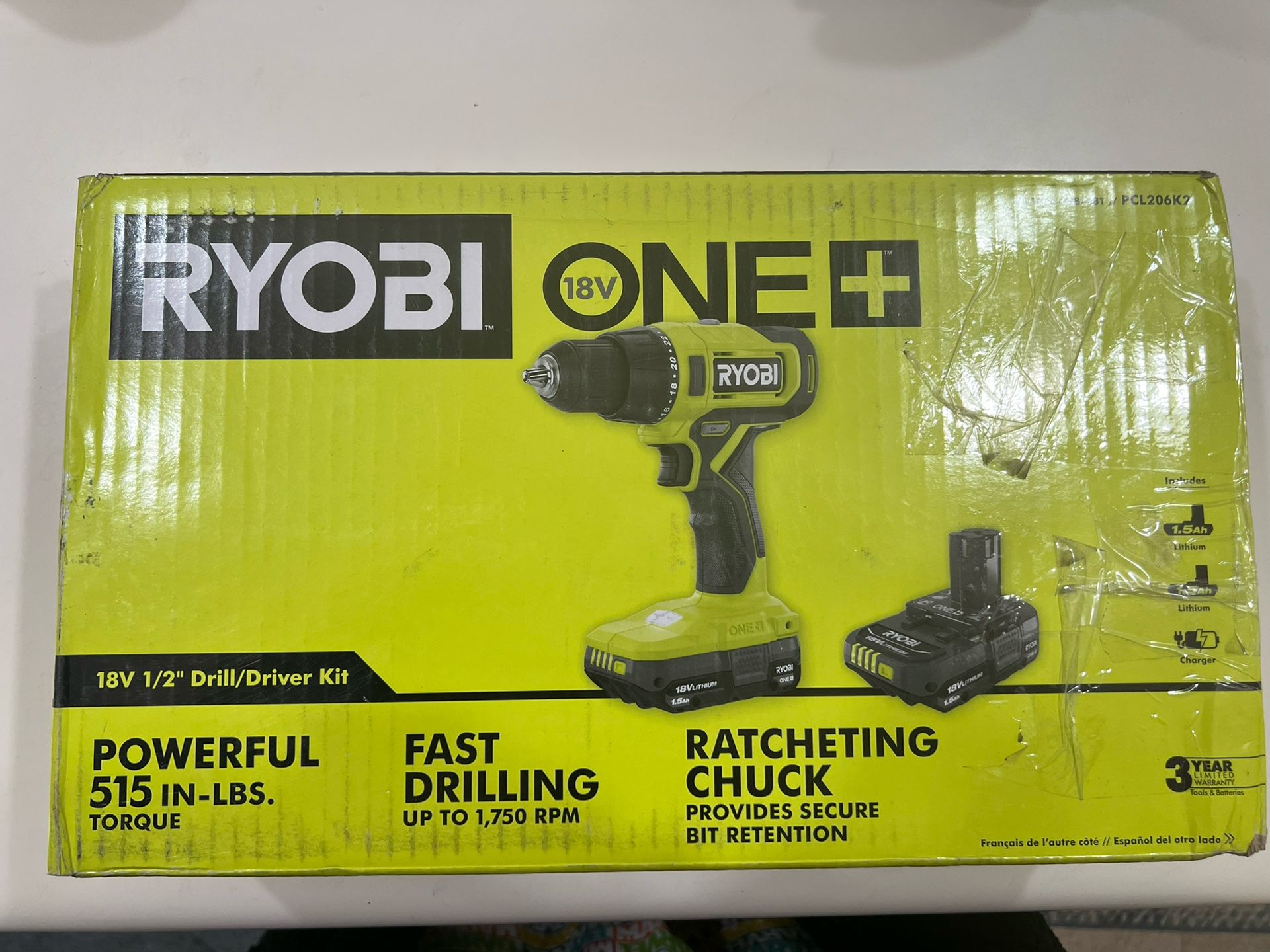 Ryobi 18V Drill Driver Kit