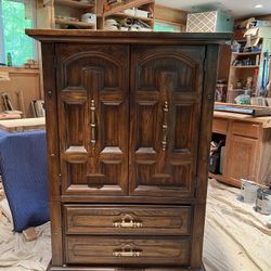 Wood Armoire (FREE DELIVERY) NEGOTIABLE