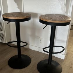Modern adjustable barstools (2)
