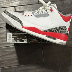 Jordan 3 Fire Red