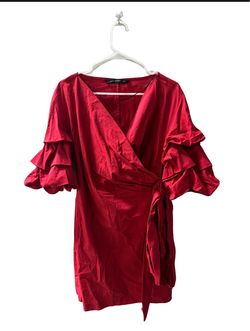 Zara Woman Xs Red Dress