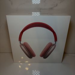 Red Apple Airpods Max Active Noise Cancellation Bluetooth Headphones