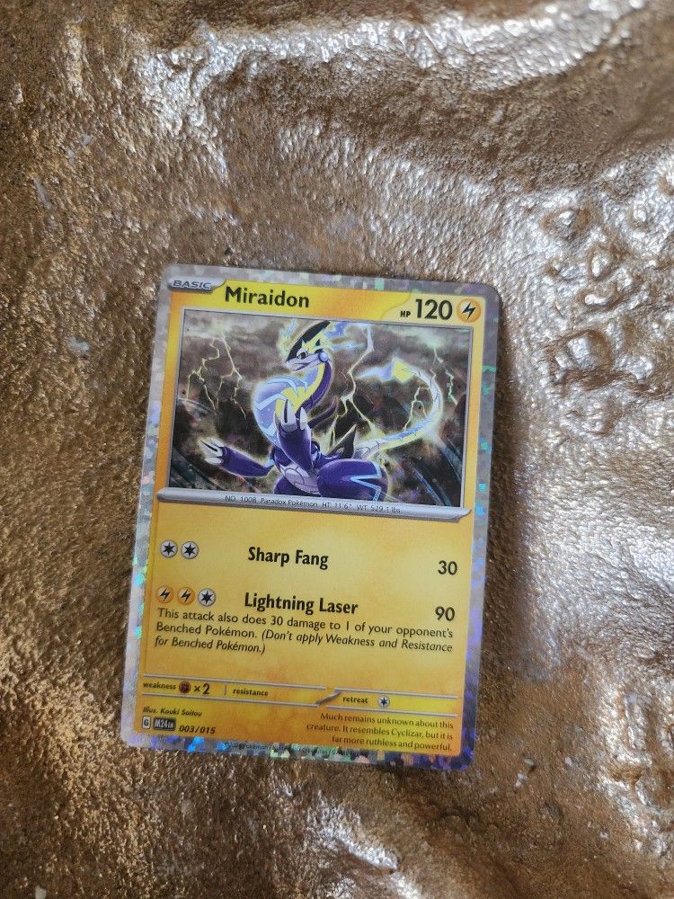 Miraidon 003/015 - McDonald's 2025 Dragon Discovery Pokmon - NM for Sale  in Miami, FL - OfferUp
