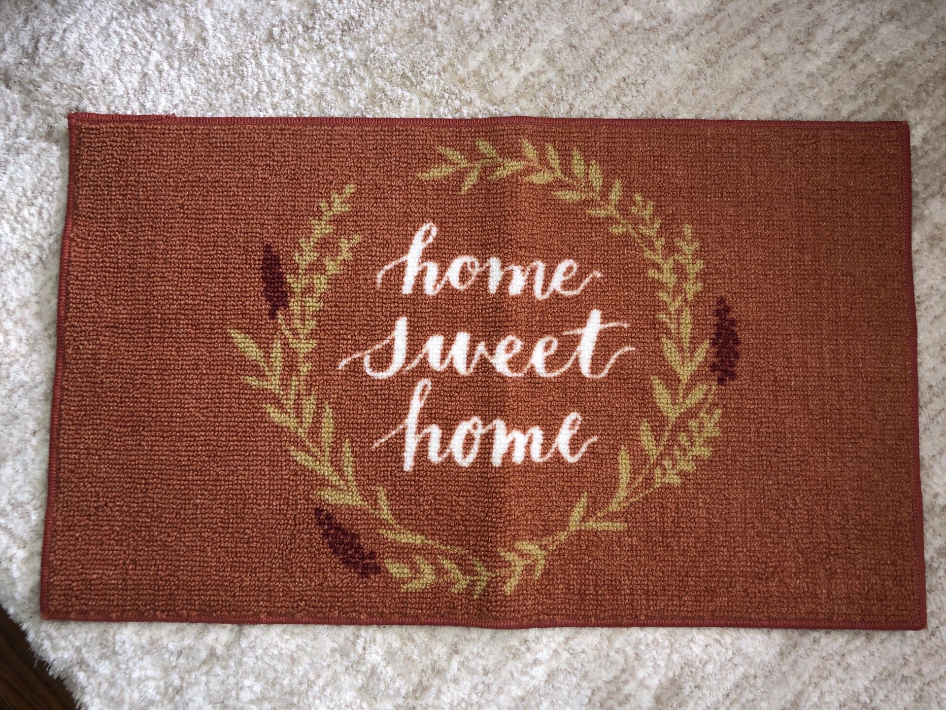 New Farmhouse Country Home Sweet Home Door Mat Rug