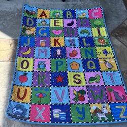 Kids Educational Learning Alphabet Non Skid (Non Slip) Area Rugs $7 Each