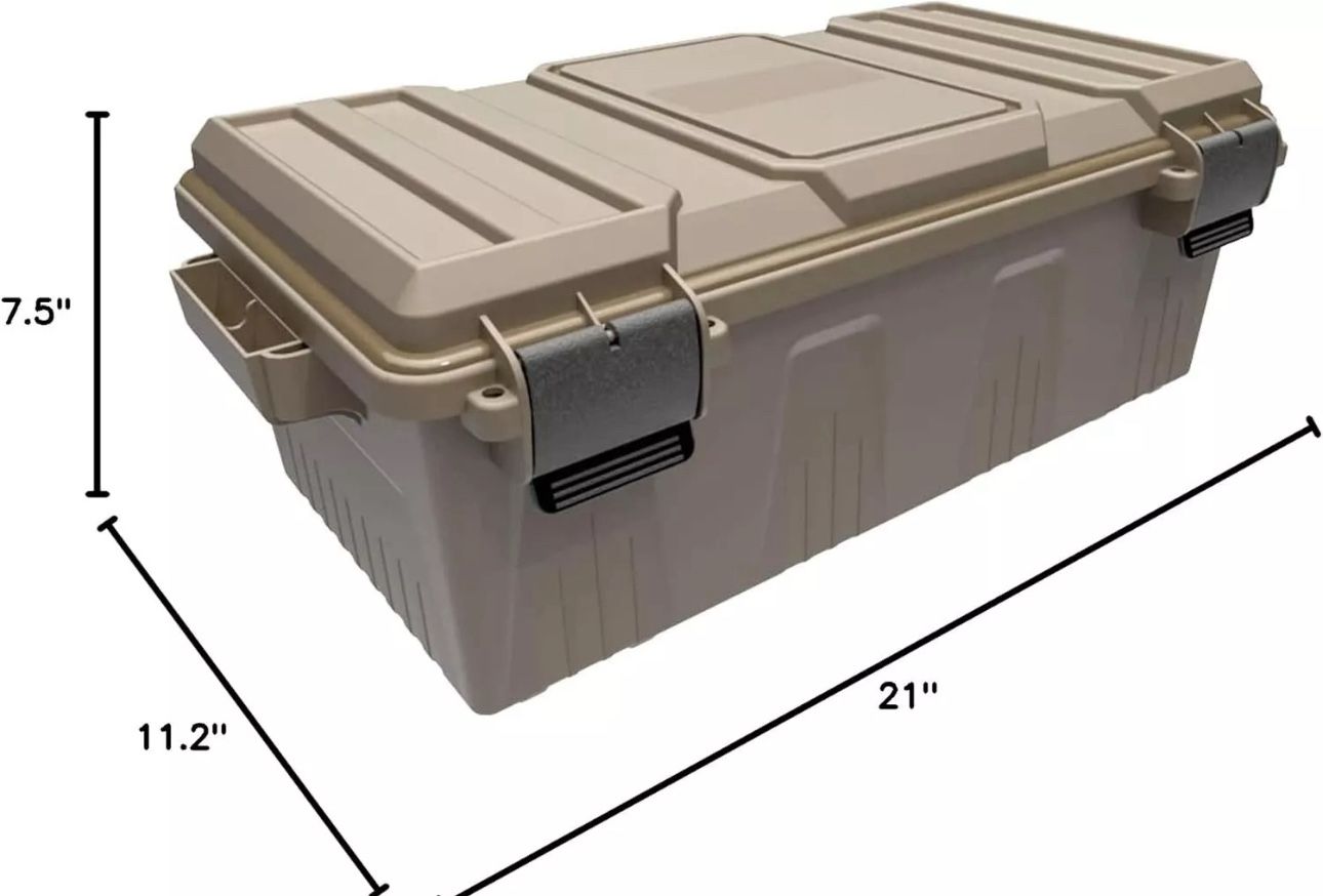 MTM Divided Ammo Crate Utility Box Pack of 2