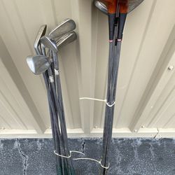 A Variety Of Golf Clubs