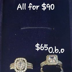 Wedding Set And Anniversary Ring