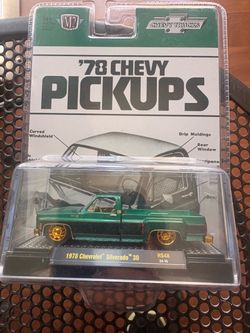 CHASE CAR 1978 Chevrolet Silverado 30 - Green - Hobby Exclusive - M2 Machine - 1:64 - 31500-HS48GR