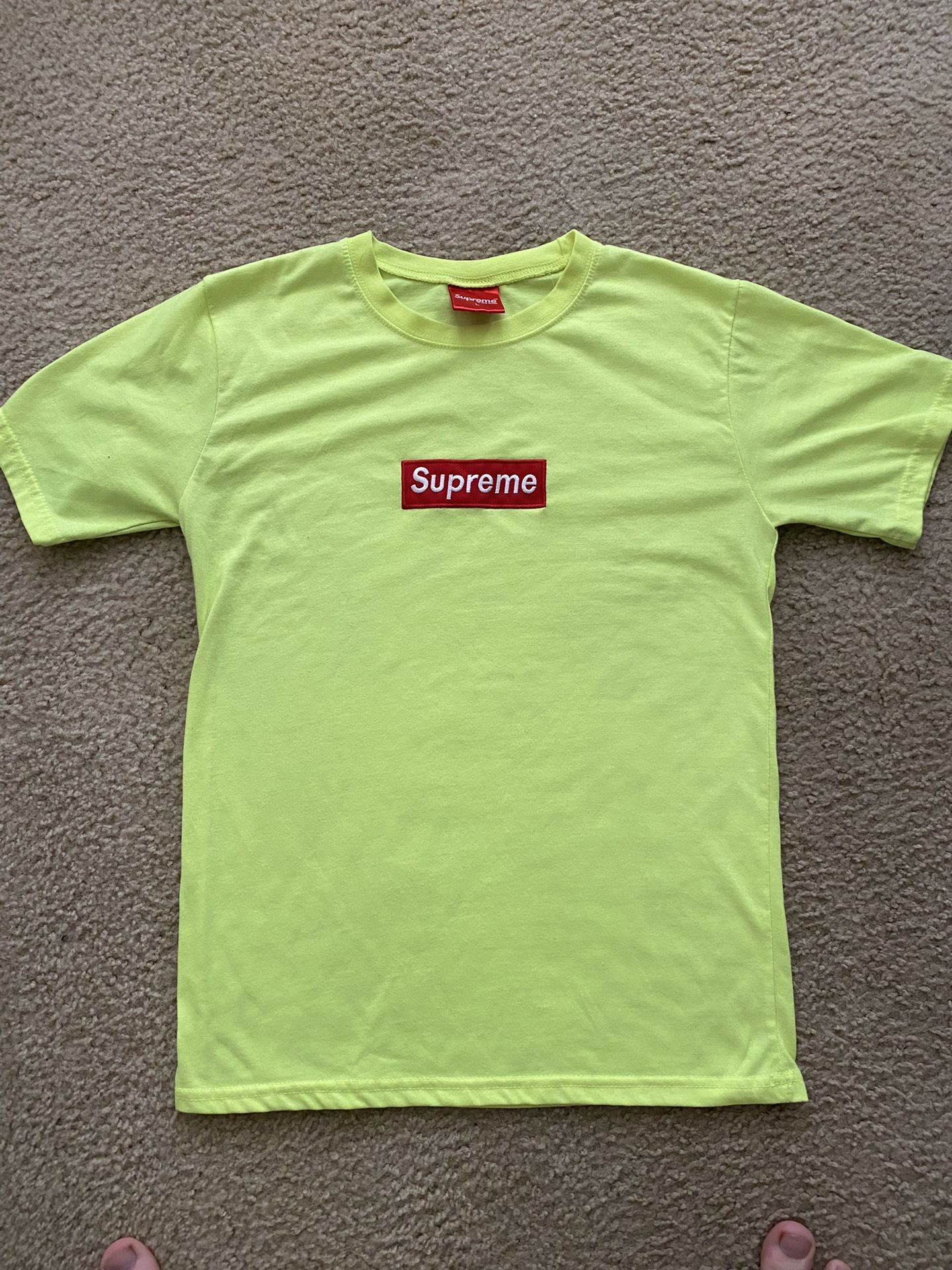 Supreme Box Logo Green TShirt 