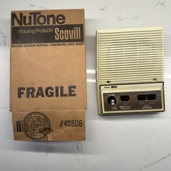  Vintage NuTone ISB-35 5" Indoor Room Station Speaker Eggshell White