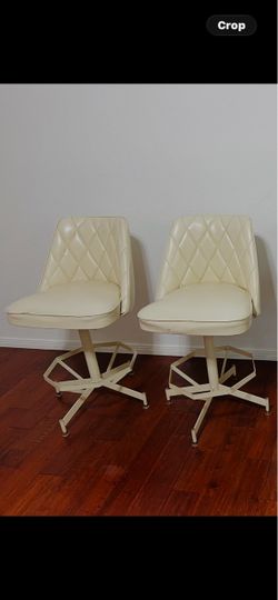 2 Leather Barstools