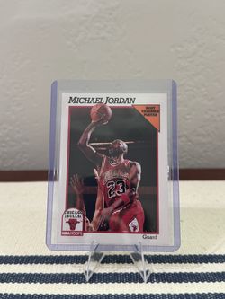 Michael Jordan 1991-92 NBA Hoops MVP Trading Card