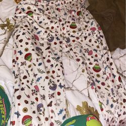 cottage core mushroom frog pajama pants 