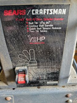 Craftsman belt sander