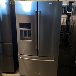 27 Cub Ft Kitchen Aid French Door