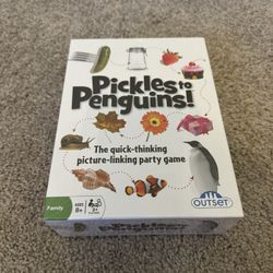 Pickles to Penguins! Quick-Thinking Picture-Linking Party Card Game Ages 8+