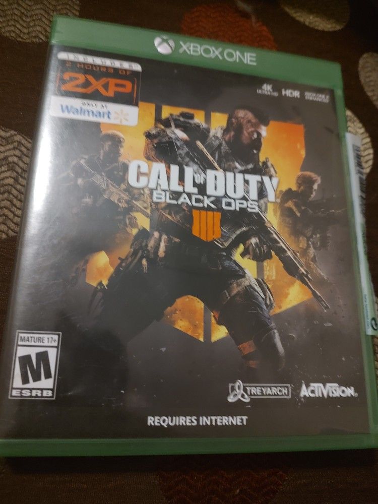 Xbox One Call Of Duty Black Ops IIII