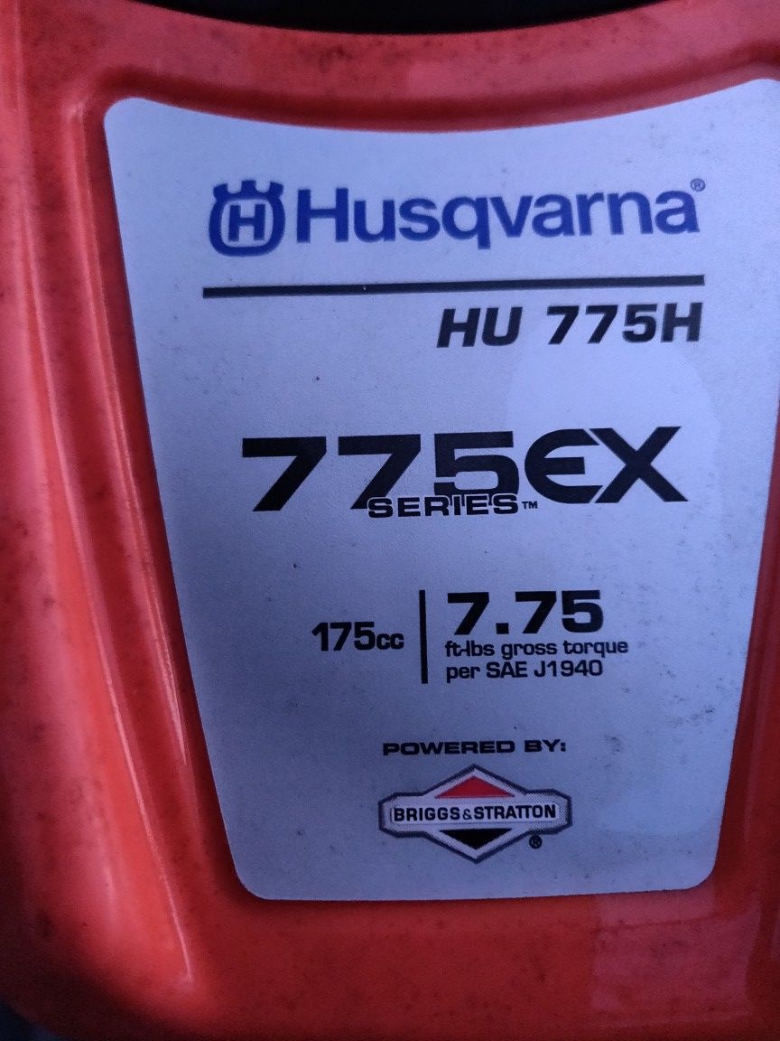 Husqvarna hu775h selfpropelled 3 in 1 lawn mower for Sale in