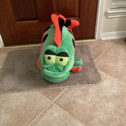 Colorful Plush Chameleon Stuffed Toy