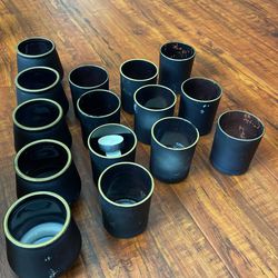 Black Candle Vases  Thumbnail