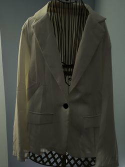 White Blazer  - MED