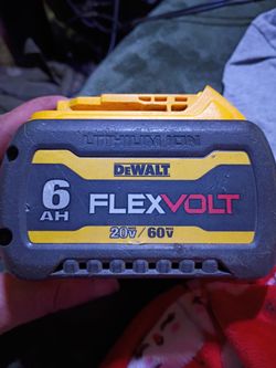 DeWalt 6ah 20/60 v battery