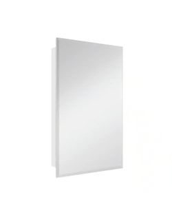Glacier Bay 16 in. W x 26 in. H Rectangular Wood Composite Medicine Cabinet with Mirror