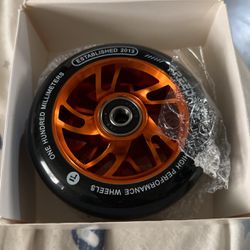 Freedare Orange Scooter Wheels Size 110mm