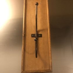 Wood And Metal Coat Hook