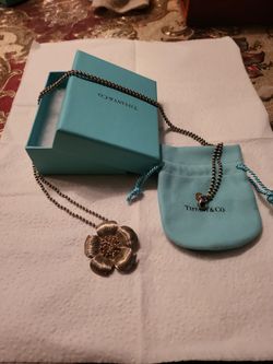 SILVER 9.25 - TIFFANY & Co. Chain & Pendant - ORIGINAL 
