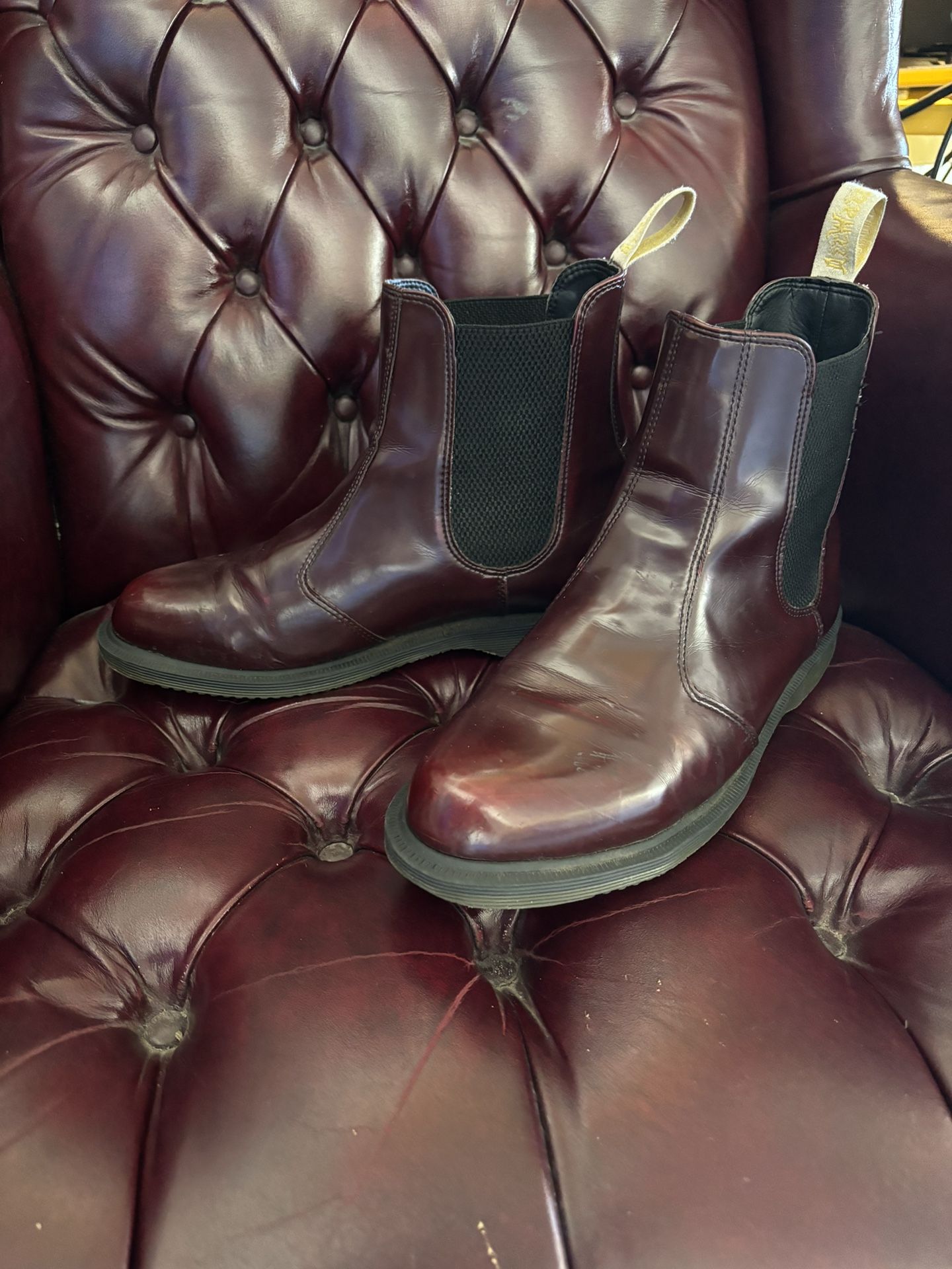 Doc Martens Chelsea Boots Cherry Red