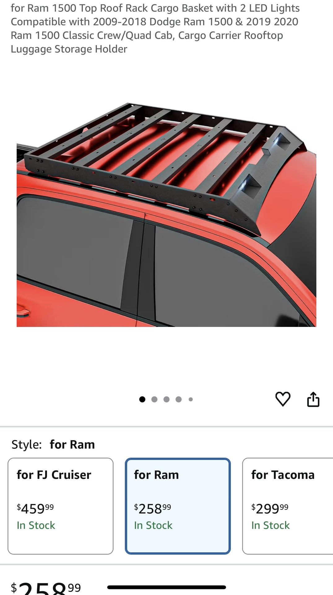 2009–2018 Steel Roof Rack