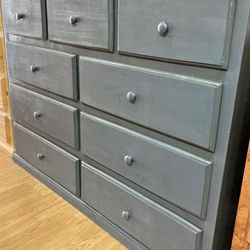9  drawer grey color