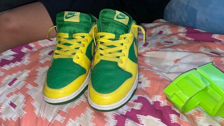 Size 8.5 us green yellow dunks