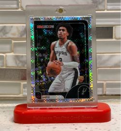 Topps 2026 NBA Hoops X-Fractor Dylan Harper #7 San Antonio Spurs Rookie Card