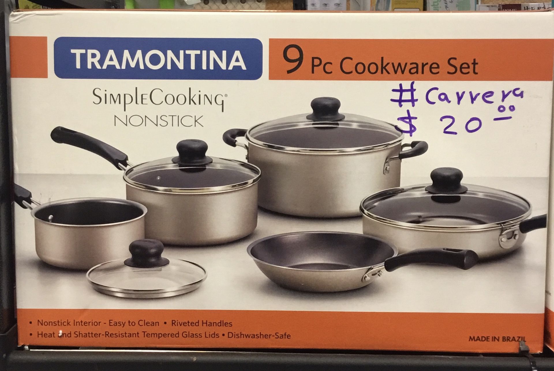 TRAMONTINA 9Pc COOKWARE SET for Sale in Indianapolis, IN - OfferUp